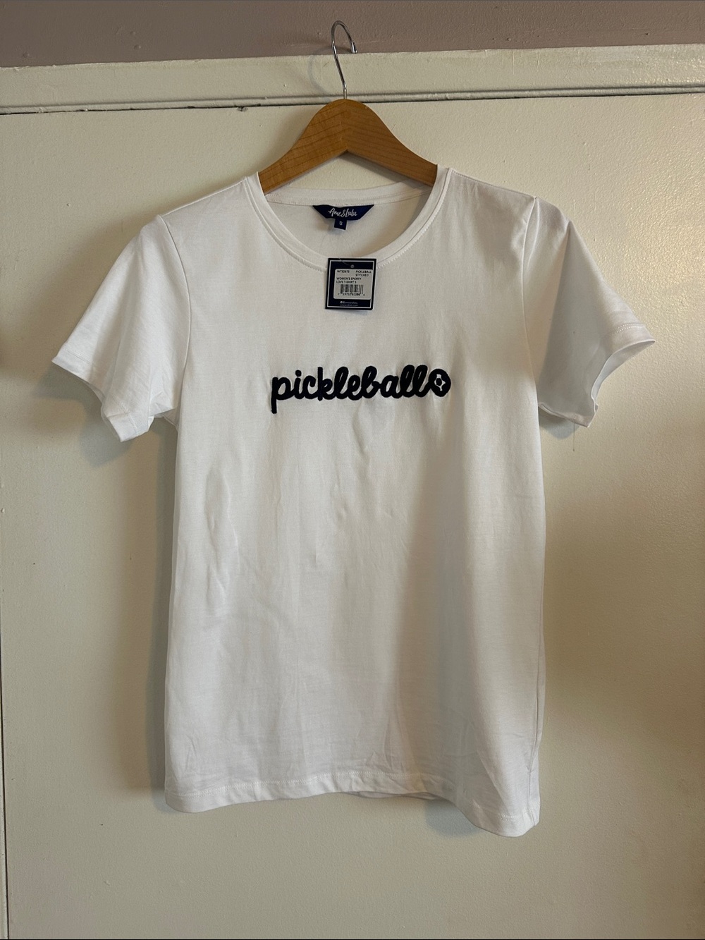 Pickleball Women's White Short Sleeve Tee